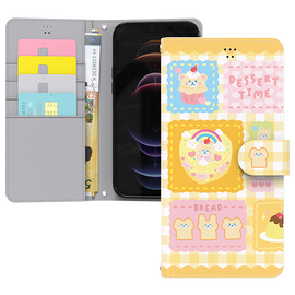 [S2B] Just 4U Minimal Dessert Thin Diary Case for Galaxy _ Able to store bills and cards,  Full Body Protective Cover _  Made in Korea